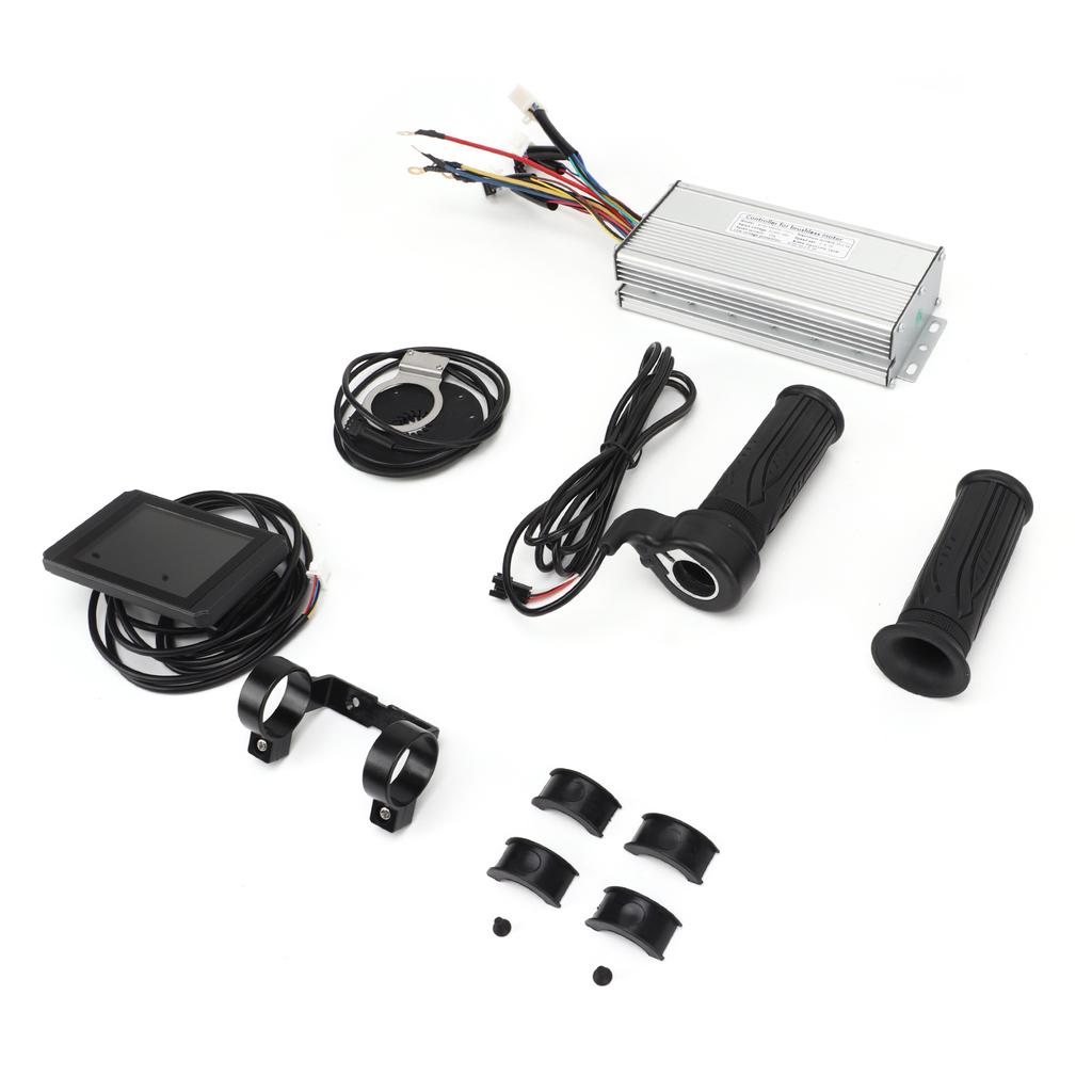 36V 48V 1000W Electric Bike Controller Kit 30A Sine Wave Controller LCD8H Panel 10B Power Magnetic Point 20X Full