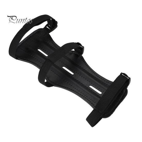 Archery Arm Guard Adjustable Protection Portable Ultra Light Bow Protector Weight Faux Leather for Hunting Fine Workmanship