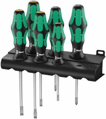 Kraftform Lasertip Screwdriver Set + Hanger, 6 Pcs - W05105656001