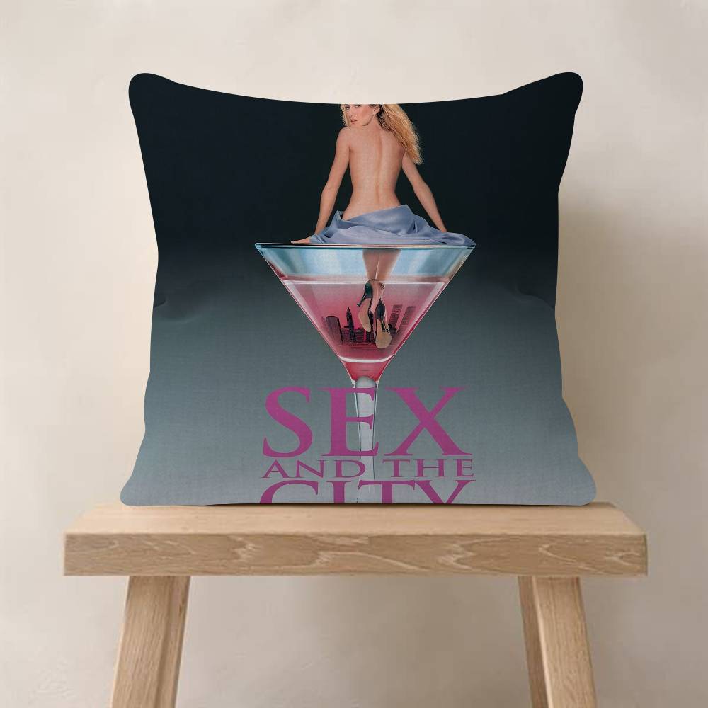 TV Series Sex And The City Anime Pillowcase Toon Gift Cushion Cover Bedroom Home Sofa Chair Seat Decor Pillow Case
