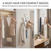 V-Shaped Double-Sided Hanging Rack Space-Saving Multi-Hook Storage Organizer for Home Dormitory Closet Hat and Accessory Holder