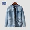 Trendy Zipper Denim Jacket, Simple, Fashionable, Casual for Men