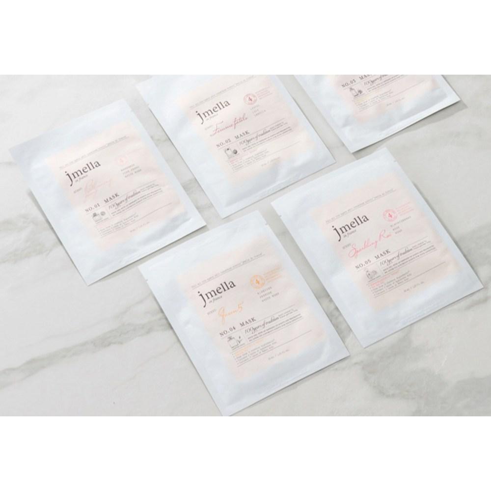 J.Mella in France Queen 5 mask pack, 5 pieces, 1 set