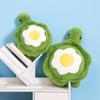 Cartoon Poached Egg Tortoise Plush Toy Sea Turtle Animal Dolls Stuffed Soft Sofa Pillow Cushion Birthday Gifts for Children Kids