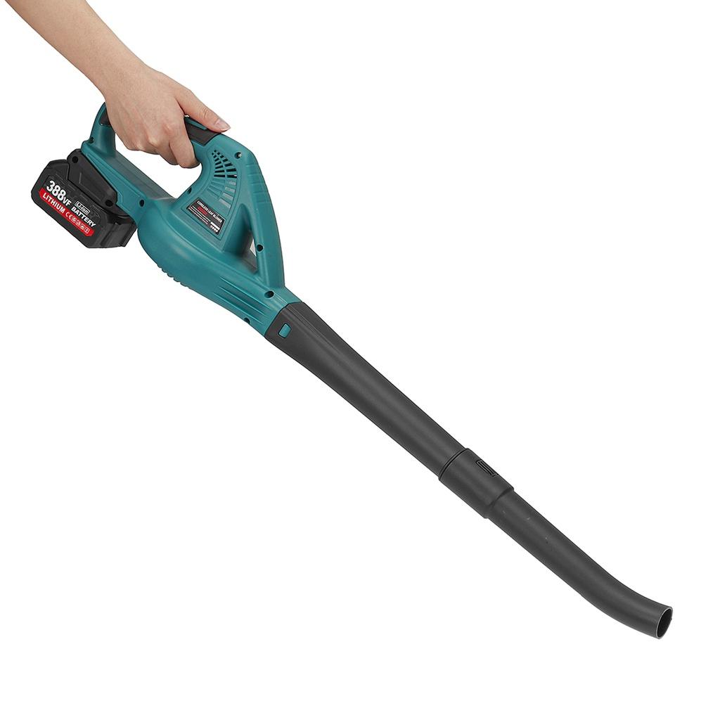 Souffleur d'air électrique sans fil 12500 tr/min 3500 W Souffleur de feuilles portatif Aspirateur Balayeuse Outils de jardin pour batterie Li-ion 388VF
