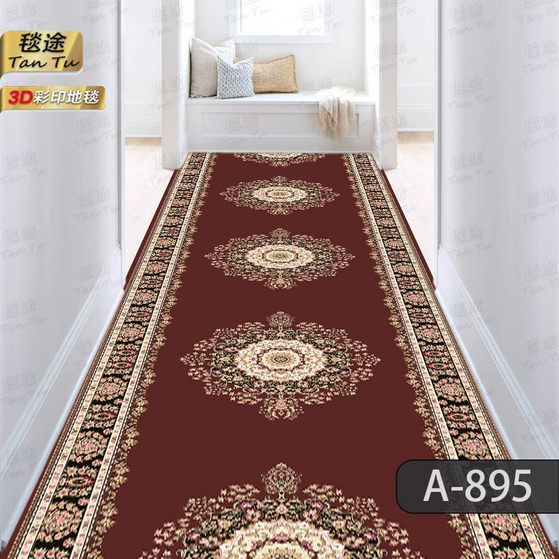 

Ковер для длинного коридора в стиле легкой роскоши, однотонный, абстрактный, коврики-дорожки для холла, современные коврики для пола в прихожую, спальню, прикроватные ковры 60X100CM