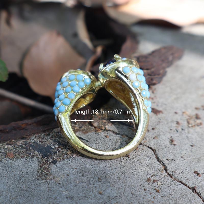 Huajie Women's Cute Corn Kernels Rings Purple Zircon Inlay Two Tone Ring Party Delicate Accessories  Trendy