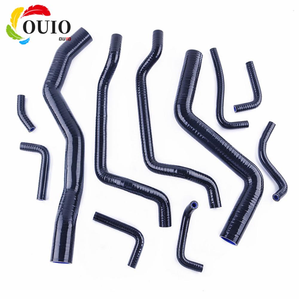 Fit Mitsubishi 95-99 Eclipse 2G GSX DSM 4G63T Silicone Pipe Radiator&Heater Hose Kit