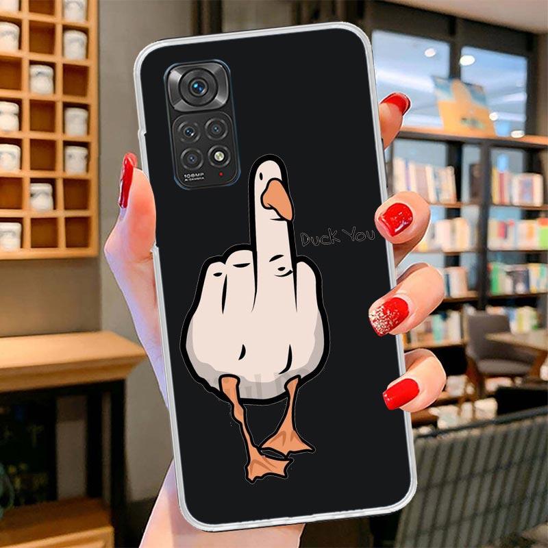 Cartoon Duck Goose Game Cover Phone Case For Xiaomi Redmi Note 15 14 13 12 11 10 Pro Plus 14S 12S 11S 11T 11E 10S Soft Fundas Sh