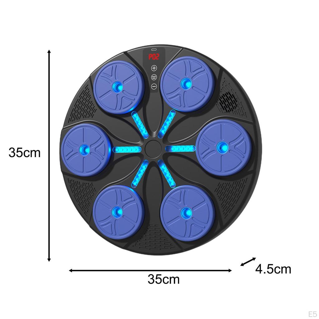 Music Boxing Machine Wall Target Trainer Kickboxing Reaction Exercise Mount