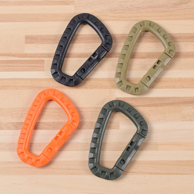 ITW Lightweight Tactical Outdoor Carabiner Backpack D-Ring Quick Release Clip