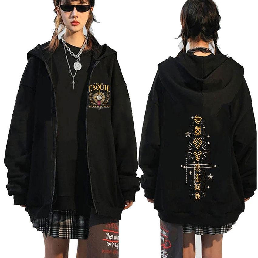 

Игра Clair Obscur 33 Толстовка с молнией Мужская Женская Винтажная Модная Куртка На Молнии Свитшот Поклонники Пальто Одежда M