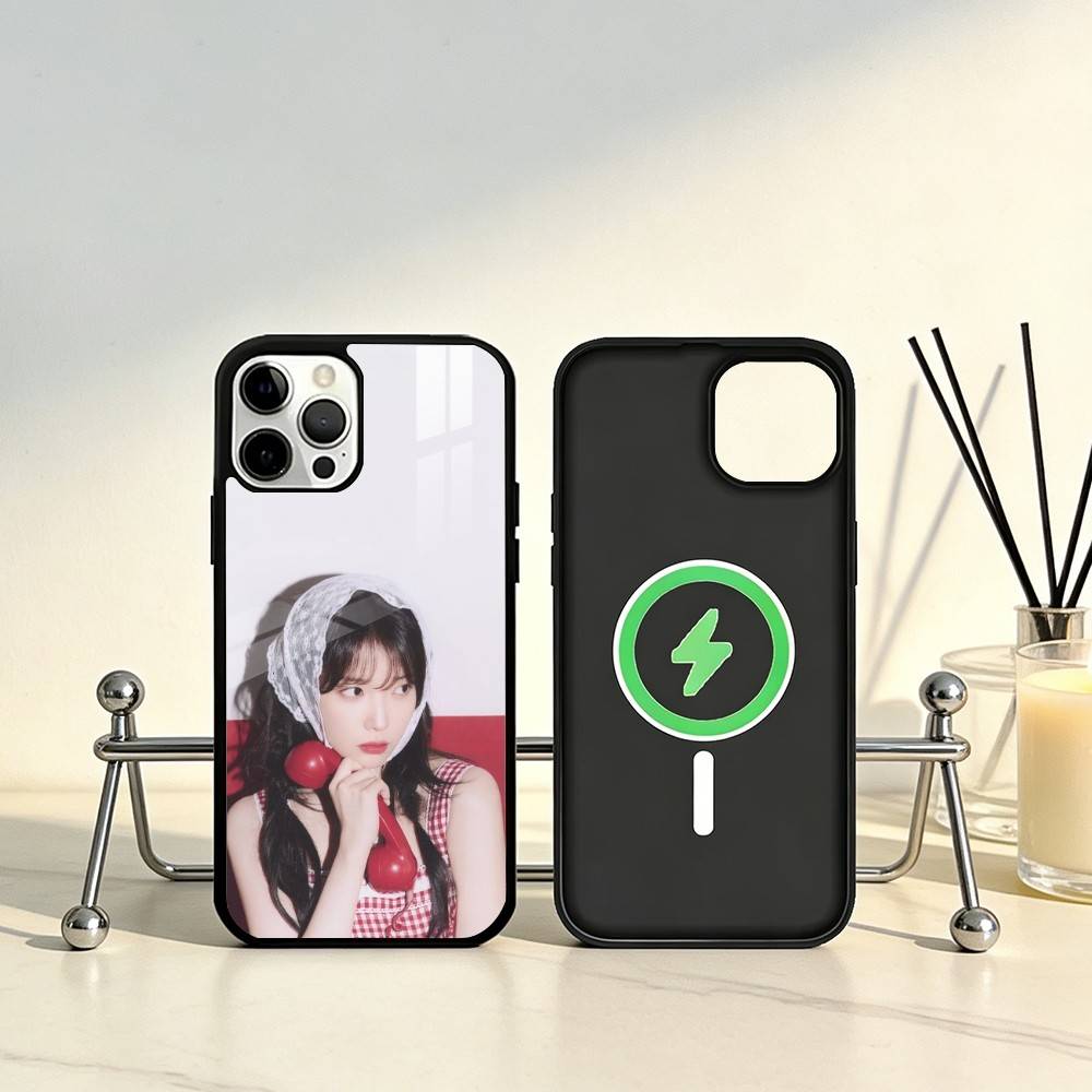S-Singer I-IU L-Lee-Ji-Eun Phone Case For iPhone17,16,15,14,13,12,11 Plus,Pro Max Magnetic For Magsafe Wireless Charging