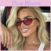Fashion Sun Glasses Cat Eye Frame Uv400 Protection For Outdoor Sports