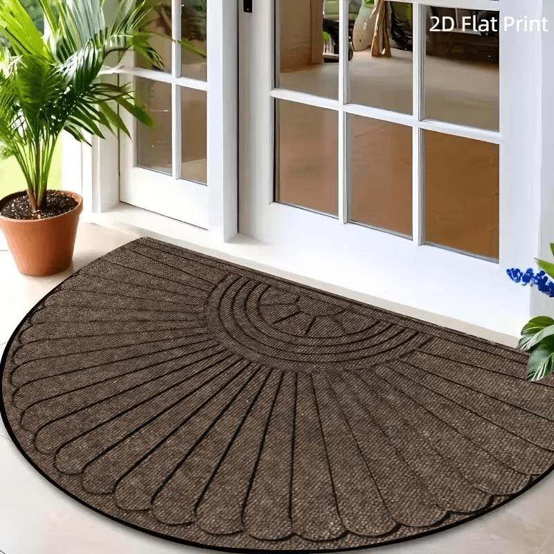 

Symmetrical Geometric Entrance Outdoor Mat - Rectangular Mat, Machine Washable, Suitable for Living Room Entrance Mat, Bedroom, Bathroom, Kitchen, Fashionable home decorati