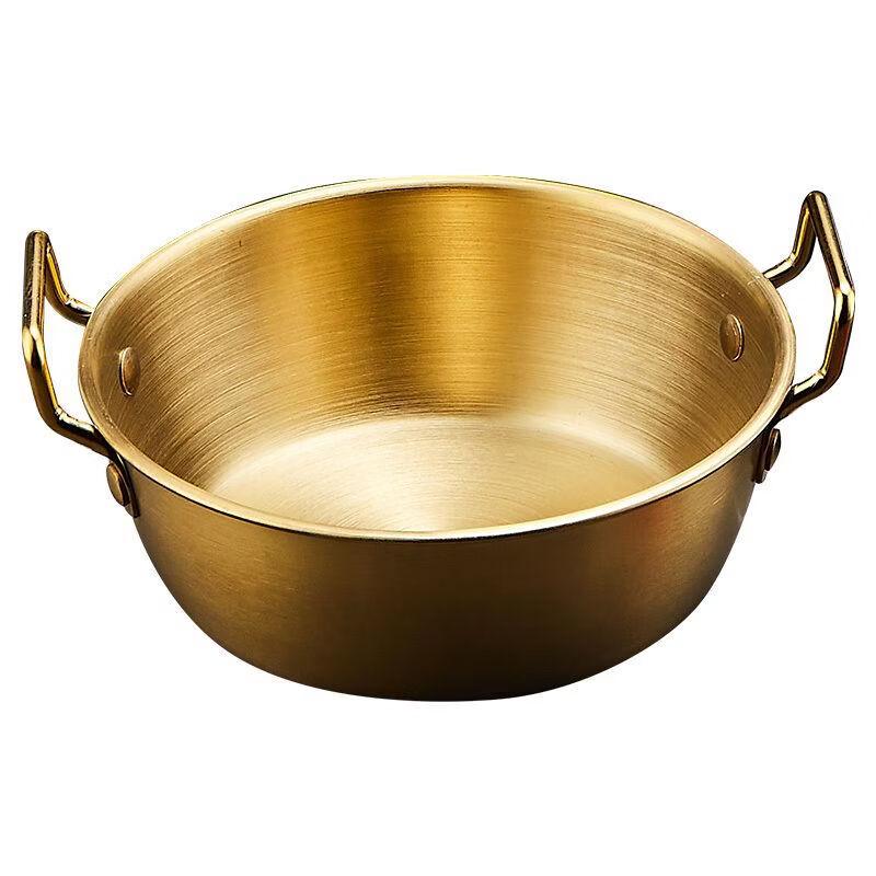 ZISIZ Stainless Steel Double-Handle Serving Bowl