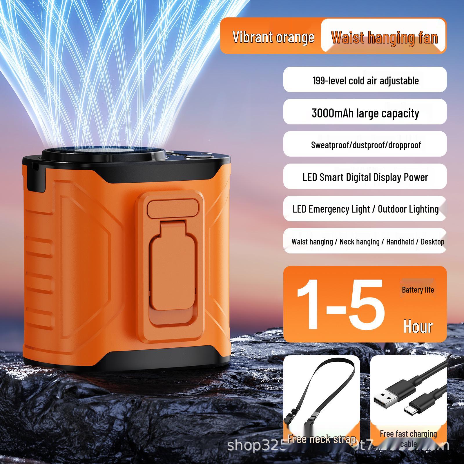 

Portable Handheld & Neck Fan - Powerful Multi-Speed Outdoor Breeze 83*71*89.5