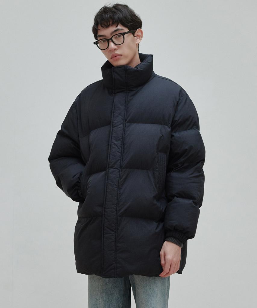 Plac Bold Mid-Length Padded Jumper Black