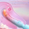 AV Dual-Head Heated Silicone Vibrator with Charger - Female Adult Erotic Massager