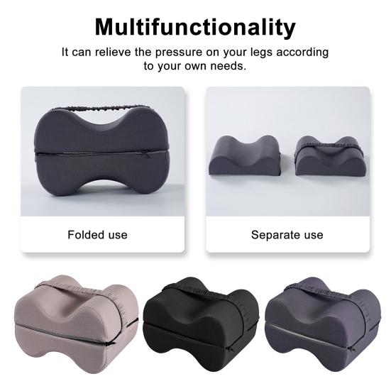 Polštář na nohy pro spáče na boku Polštář z paměťové pěny pro oddělení kolen Polštář pro úlevu od bolesti kotníků na spaní Cirkulace krve Vyrovnání páteře Ischias Těhotenství