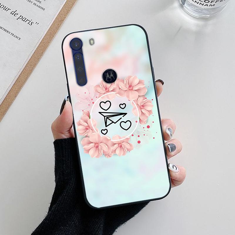 For Motorola One Fusion Case Love Heart Silicone Phone Cover For Moto One Fusion Plus Fusion+ Funda Shockproof Bumper Shell Motorola One Fusion+