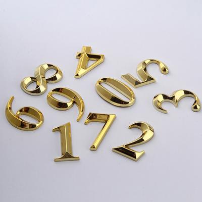 1PC Hotel tabliczka znamionowa numer ulicy adres drzwi 3D numer drzwi znak od 0 do 9 silny samoprzylepny