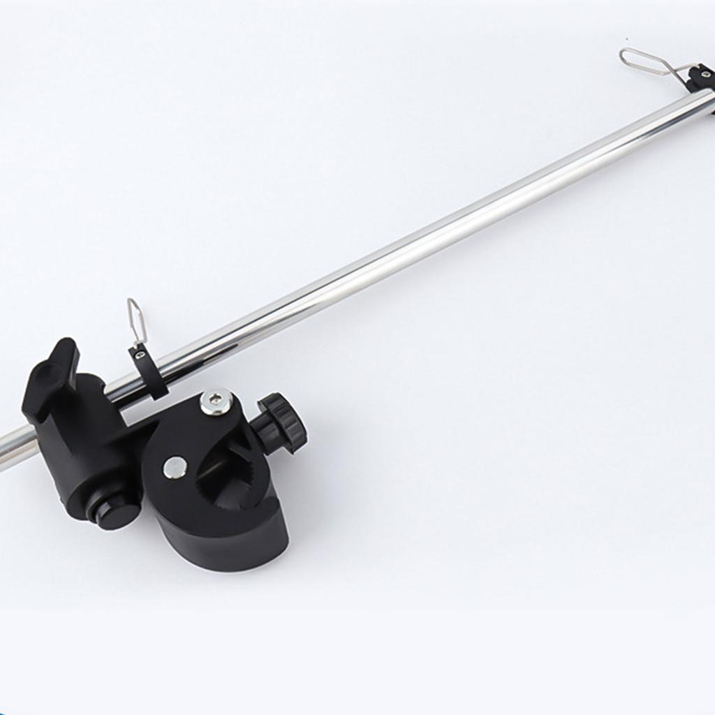 Stainless Steel Yacht Marine Rail Mount Flagpole With Detachable Base And Height Adjustment For Smooth Sailing