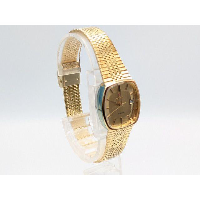 Used [Working Item] Rado 561.7935.2 Automatic Men's Watch Antique Champagne Dial