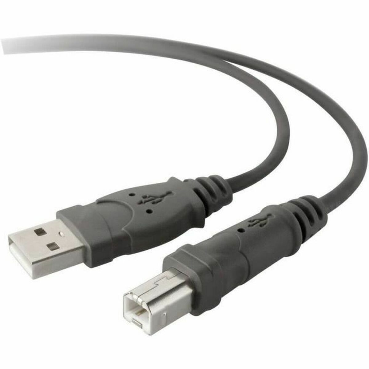 

Кабель USB 2.0 Belkin F3U154BT3M Принтер 3 м Черный Серый
