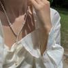 Adjustable Pearl Sweater Necklace: High-End 2025 Autumn/Winter Clavicle Chain for Women