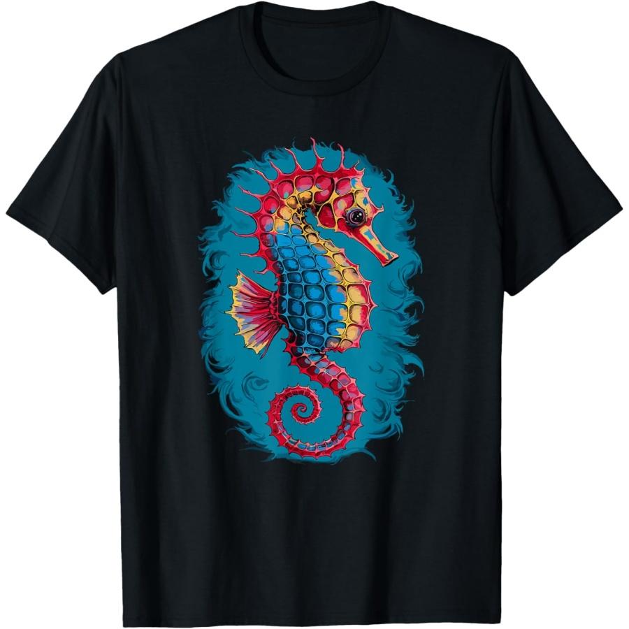 

Seahorse Underwater World for a Seahorse fan T-Shirt(2) XXXXXL чёрный