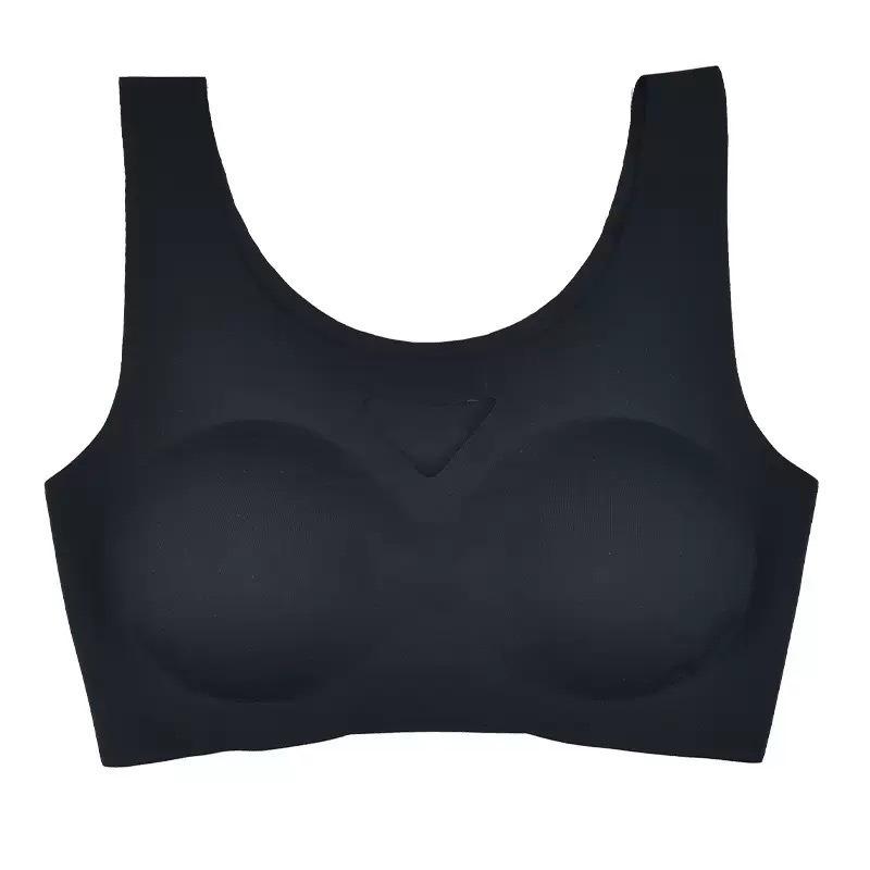 Women Seamless Comfortable Half Hollow Light Sports Wireless Underwear Bra