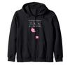 - Pink Teapot and Cups - TEA Chemistry Solution - Zip Hoodie