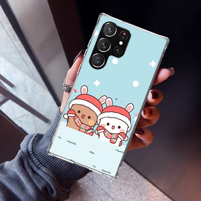 Bubu Dudu Cartoon Cute Phone Case For Samsung Galaxy S26 S25 Edge S24 S23 Ultra S22 Plus S21 S20 FE Soft TPU Back Cover Funda Ga