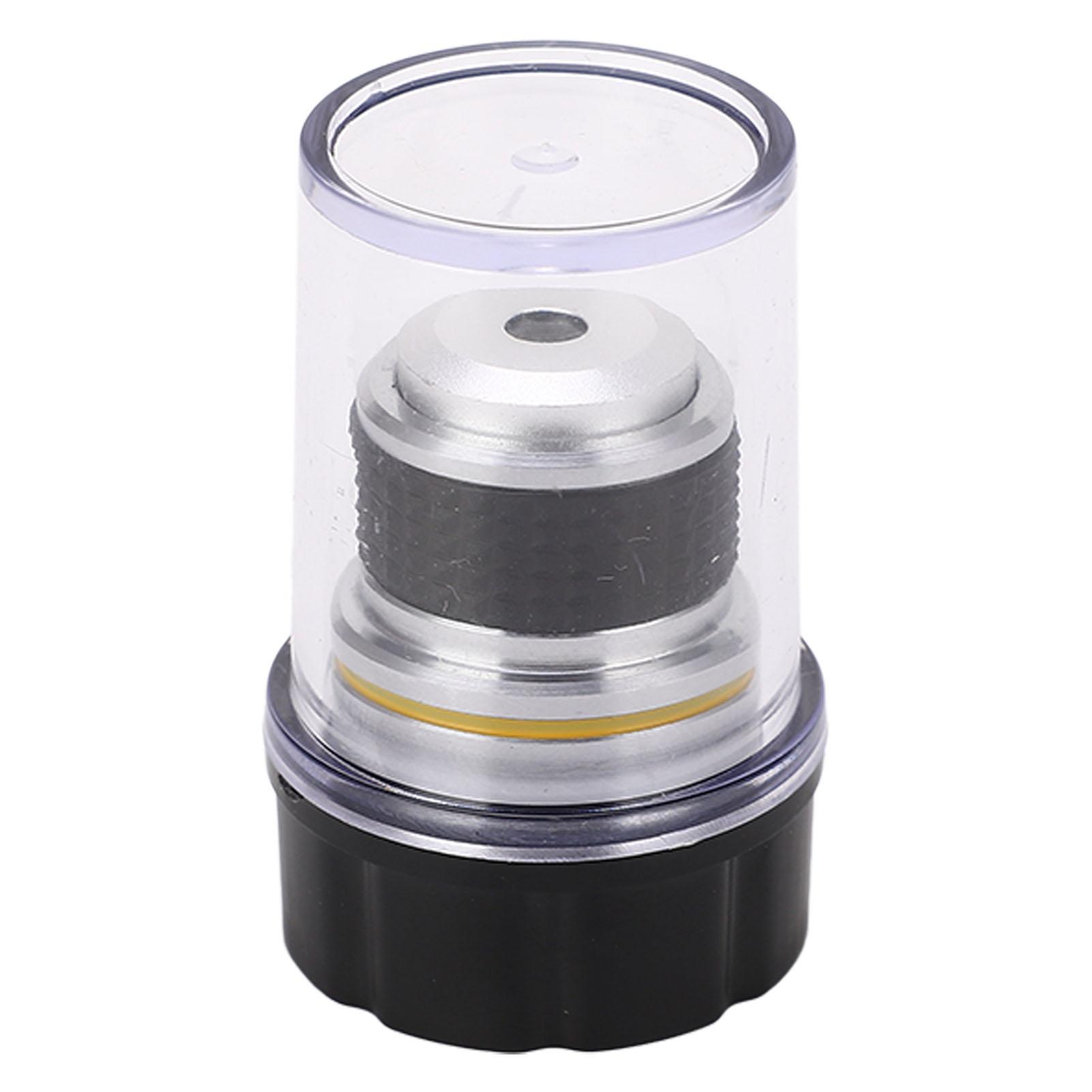 

10X Об єктив Латунь Алюмінієвий сплав Об єктив біологічного мікроскопа Аксесуар для біологічного