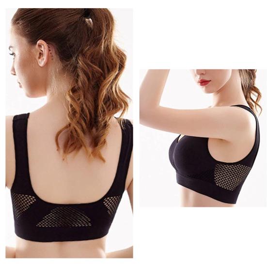Women Brassieres Thin High Elasticity Lightweight Trendy Wire Free Push Up Sports Bra Daily Wear Clothes