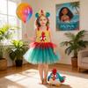 Traje de Ballet de Niña Aventura en el Océano de Moana Con Falda de Tul Para Actuación Infantil