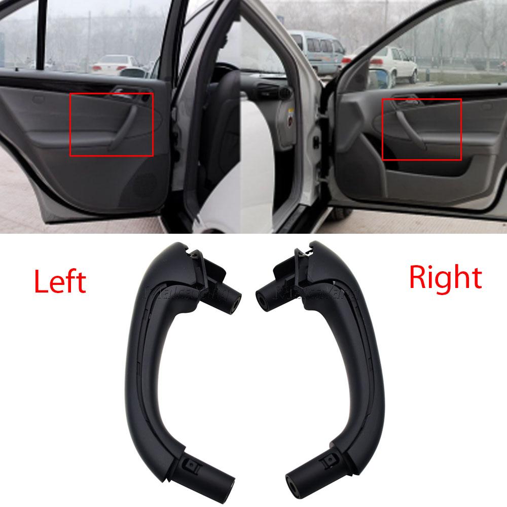 2038101551 Для Benz W203 C-Class 2003-2007, черные передние и задние/левые/правые внутренние дверные чехлы, ручки