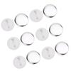 100 zestawów 37mm odznaka Pin Button Części odznaka Making Supplies DIY Materiały rzemieślnicze