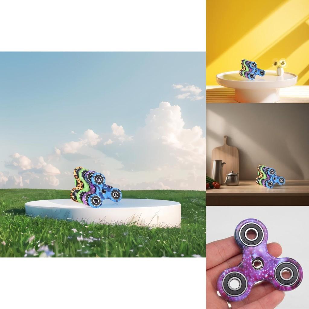 Colorful Camouflage Electroplated Finger Gyro Toy For Stress Relief And Entertainment Zhejiang Province