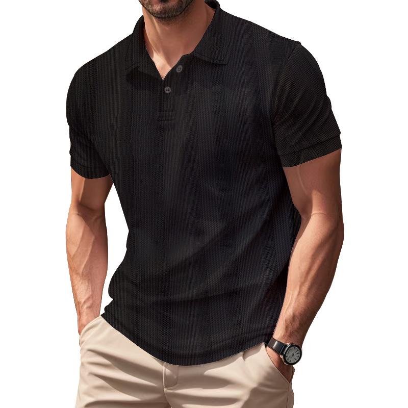 Sommer Herren Kurzarm Poloshirts Golfshirts Mode Business Casual Herren Tops T-Shirts Polo