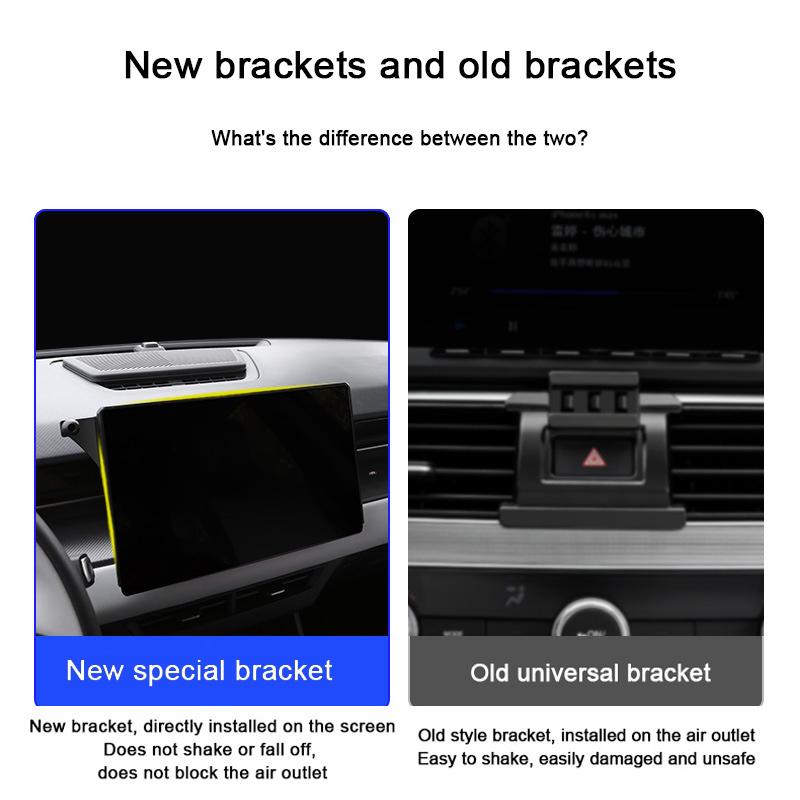 For Jetour Dashing Traveler T1 T2 L9 X70 PLUS,Car Mobile Phone Holder Fixed Mount Screen Navigation Bracket Base Stand Accessory