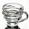 2pcs Vintage Transparent Glass Mug Water Cup Coffee Cup Milk Cup Mug Beer Cup Drinkwear