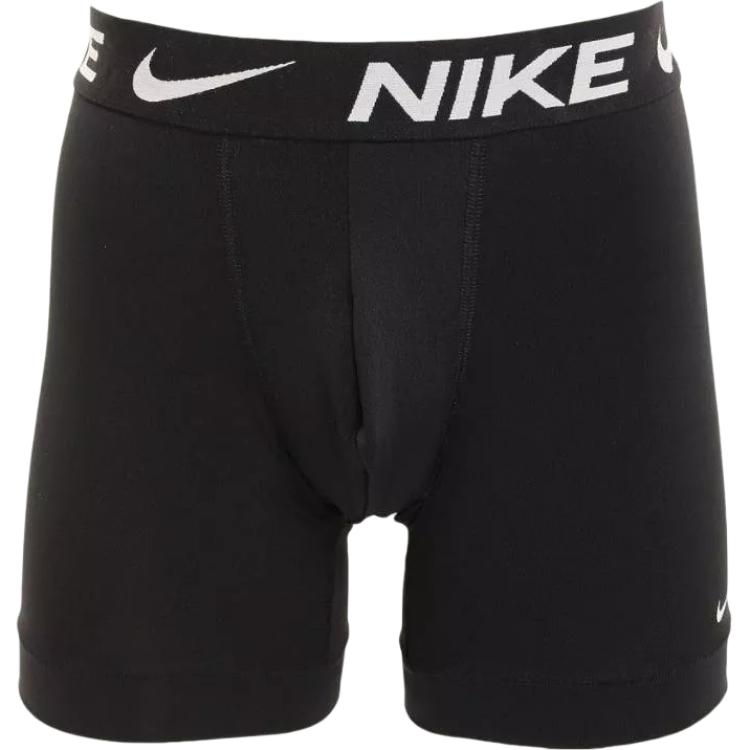 Nike Letter Logo Boxer Briefs 3-Pack Men Underwear Black KE1157-UB1