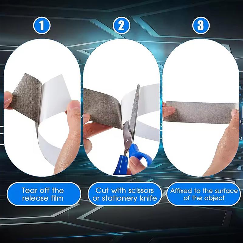 20/50M Faraday Tape Anti-Radiation Electromagnetic Shielding Self-Adhesive Anti-Rfid Rf Signal Blocking Double Conductive Tape