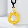 Vielseitiger Golddrachen-Anhänger - Neuer chinesischer Stil Herrenschmuck, Nationaler Trend Geschenk für Papa.