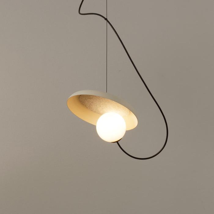 Nordic Minimalist Wabi-Sabi Adjustable Bedside Pendant Lamp