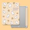 For iPad 2022 Gen10 10.9 Air4 Air5 10.9 Pro11 Pro12.9 Mini6/5/4 with Pencil Holder New High Quality Cute Floral Bunny Pattern iPad Tri-fold Flip Case