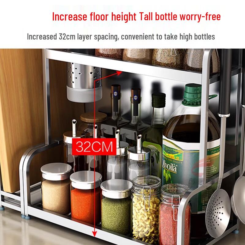 Yingbai Stainless Steel Kitchen Countertop Storage Rack