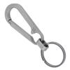 Lightweight Titanium Alloy Key Chain Waist Hanging Keyring Outdoor Climbing Key HolderGrey